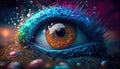 Fantastic eye. Generative AI.