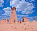 Fantastic formations in Red rock canyon. Royalty Free Stock Photo