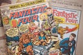 Fantastic Four comic book cover published by Marvel Comics. Royalty Free Stock Photo