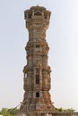 12th century Jain kirti stambh chittorgarh fort Royalty Free Stock Photo