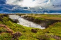 Fantastic Golden Waterfall