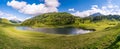 Fantastic hike in the beautiful Lechquellen Mountains Royalty Free Stock Photo