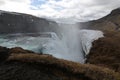 Fantastic Look at the Iconic Gullfoss Waterfall Royalty Free Stock Photo