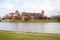 Fantastic night Krakow. The Royal Wawel Castle in Poland Royalty Free Stock Photo