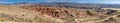 Fantastic Panorama of Wyoming Badlands near Dubois Royalty Free Stock Photo