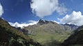 Fantastic panoramic view into two valley's.