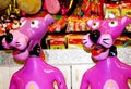 Fantastic Pink Panther amusement game for children at fun fair