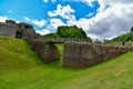 The ruins of Urquhart Castle on the shores of Loch Ness in Scotland Royalty Free Stock Photo