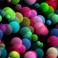 Fantastic powerful bubbles background design