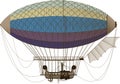 Fantastic retro dirigible