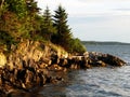 Fantastic Rocky Coastline on an Island in Maine