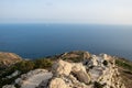 A cliff on the sea.