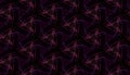 Fantastic seamless pattern in pink tones on black background. Royalty Free Stock Photo