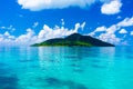 Fantastic Seychelles island - paradise - view from the sea