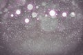 Wonderful sparkling glitter lights defocused bokeh abstract background with sparks fly, celebratory mockup texture with blank spac Royalty Free Stock Photo