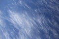 Fantastic soft white clouds against blue sky Royalty Free Stock Photo