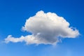 Fantastic soft white clouds against blue sky Royalty Free Stock Photo