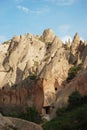 Fantastic stone landscapes of Cappadocia in Turkey