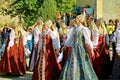 Fantastic Traditional Dance at the Areni Wine Festival Held Every Year at Vayots Dzor Province of Armenia in Autumn Royalty Free Stock Photo