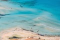 Fantastic view of Balos Lagoon on Crete, Greece. Royalty Free Stock Photo