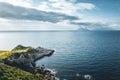 Fantastic view of calm sea. Location cape Milazzo, Sicily, region of Italy, Europe