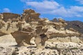 View of the ErosionÃ¢â¬â¢s of Bolnuevo, Las Gredas, Mazarron. Murcia, Spain