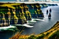 Fantastic view of Cliffs of Moher, Location: County Clare, Ireland, Europe