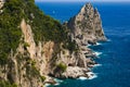 Fantastic view of Faraglioni of Capri island