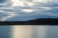 Fantastic view of Iceland in spring. Bright twilight of early white nights over the dreamy landscapes Royalty Free Stock Photo