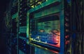 Data centre interface Royalty Free Stock Photo