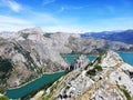 Fantastic view of the mountains in Riano, Spain. A peak of Gilbo Royalty Free Stock Photo