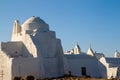 Fantastic view on orthodox Greek church on Mykonos island