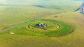 Fantastic view over Stonehenge in England