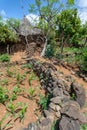 Fantastic walled village tribes Konso, Ethiopia