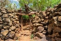 Fantastic walled village tribes Konso, Ethiopia