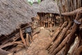 Fantastic walled village tribes Konso, Ethiopia