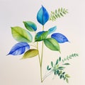 Fantastic Watercolor Flower.