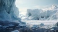 Fantastical Ice Terrain: Photorealistic Renderings Of A Laguna Beach Glacier