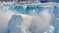 Fantastically beautiful Niagara Falls in winter Royalty Free Stock Photo