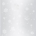 Background snowflake vector silver abstract snowflakes falling winter Christmas holiday wallpaper Royalty Free Stock Photo