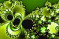 Fantasy artistic flower. Beautiful shiny futuristic background Royalty Free Stock Photo