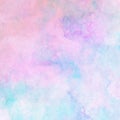 Fantasy baby soft violet pink and blue paint background. Fractal heaven colors. Fantasy watercolor marble