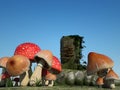 Fantasy background : mushrooms