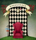 Fantasy background Wonderland Royalty Free Stock Photo