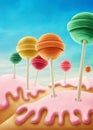 Fantasy candyland Royalty Free Stock Photo