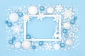 Fantasy Christmas Eve North Pole Background Border