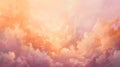 Fantasy cloudy sky with pastel gradient color, Abstract nature background. Royalty Free Stock Photo