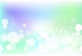 Fantasy colorful bokeh blur bubble air with stars dust glitter s Royalty Free Stock Photo