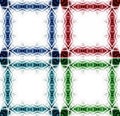 Fantasy colorful border frame Royalty Free Stock Photo