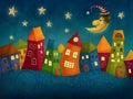 Fantasy colorful houses